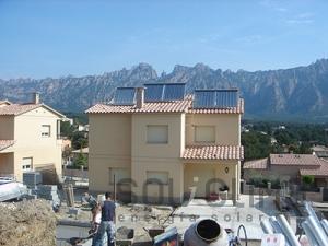 Energia solar termica en Montserrat