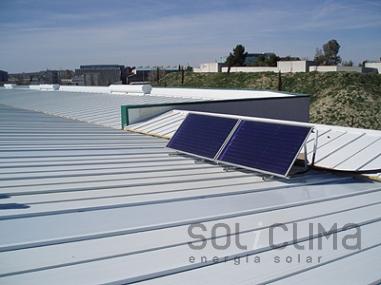 Energía solar térmica en Madrid