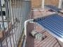 Paneles solares sobre tejado en Barcelona